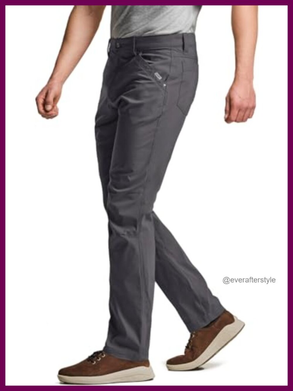 Men's Quick Dry Lightweight Cargo Pants Water Resistant Stretch Straight-Fit
